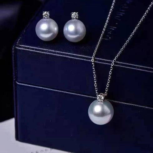 8-10mm Freshwater Pearl & Sasha Earrings - House Of Pearls